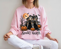 Made for Spooky Nights Black Cat Halloween Sweatshirt, Haunted House Crewneck, Gift for Cat Lovers