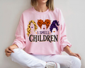 I Smell Children, Hocus Pocus Halloween Sweatshirt, Witch Sisters Spooky Season Crewneck, Vintage Fall Graphic Shirt, Halloween Gift for Women