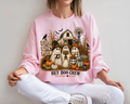 Hey Boo Crew Sweatshirt, Cute Ghost Halloween Sweatshirt, Spooky Season Crewneck, Pumpkin Patch Fall Shirt, Cozy Autumn Gift for Women