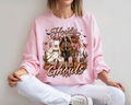 Howdy Ghouls Sweatshirt, Western Halloween Cowgirl Crewneck, Ghost Skeleton Pumpkin Shirt, Spooky Country Fall Gift for Women