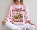 North Pole Gingerbread Bakery, Cozy Christmas Sweatshirt, Gingerbread House Holiday Crewneck, Vintage Christmas Graphic Shirt, Baking Lover Gift