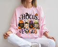 Hocus Pocus Halloween Sweatshirt, Witch Coffee Crewneck, Pumpkin Spice Magic Shirt, Spooky Season Graphic Pullover, Fall Gift for Women