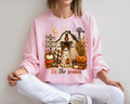 'Tis the Season, Spooky Season Sweatshirt, Ghost Pumpkin Patch Crewneck, Gift for Halloween Lovers