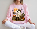Western Ghost Sweatshirt, Cowgirl Halloween Crewneck, Stay Spooky Pumpkin Shirt, Cute Cowboy Ghost Fall Sweatshirt, Country Halloween Gift for Women