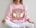Western Halloween Ghost Sweatshirt – Cute Cowgirl Ghost Crewneck for Women
