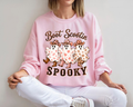 Boot Scootin Spooky Ghost Halloween Sweatshirt, Cowgirl Ghost Shirt, Western Halloween Crewneck, Cute Cowboy Ghost Fall Sweatshirt
