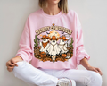 Howdy Cowghouls Sweatshirt, Western Halloween Ghost Crewneck, Cowgirl Ghost Shirt, Cute Country Halloween Gifts