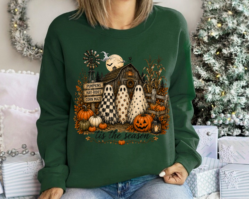 'Tis The Season Farmhouse Halloween Sweatshirt